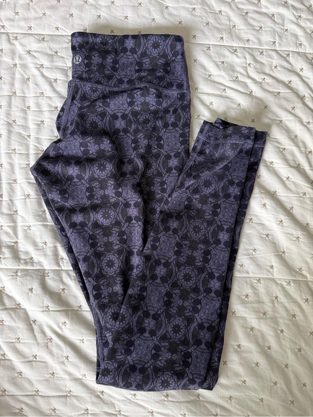 lululemon athletica Purple Patterned High-Rise Leggings